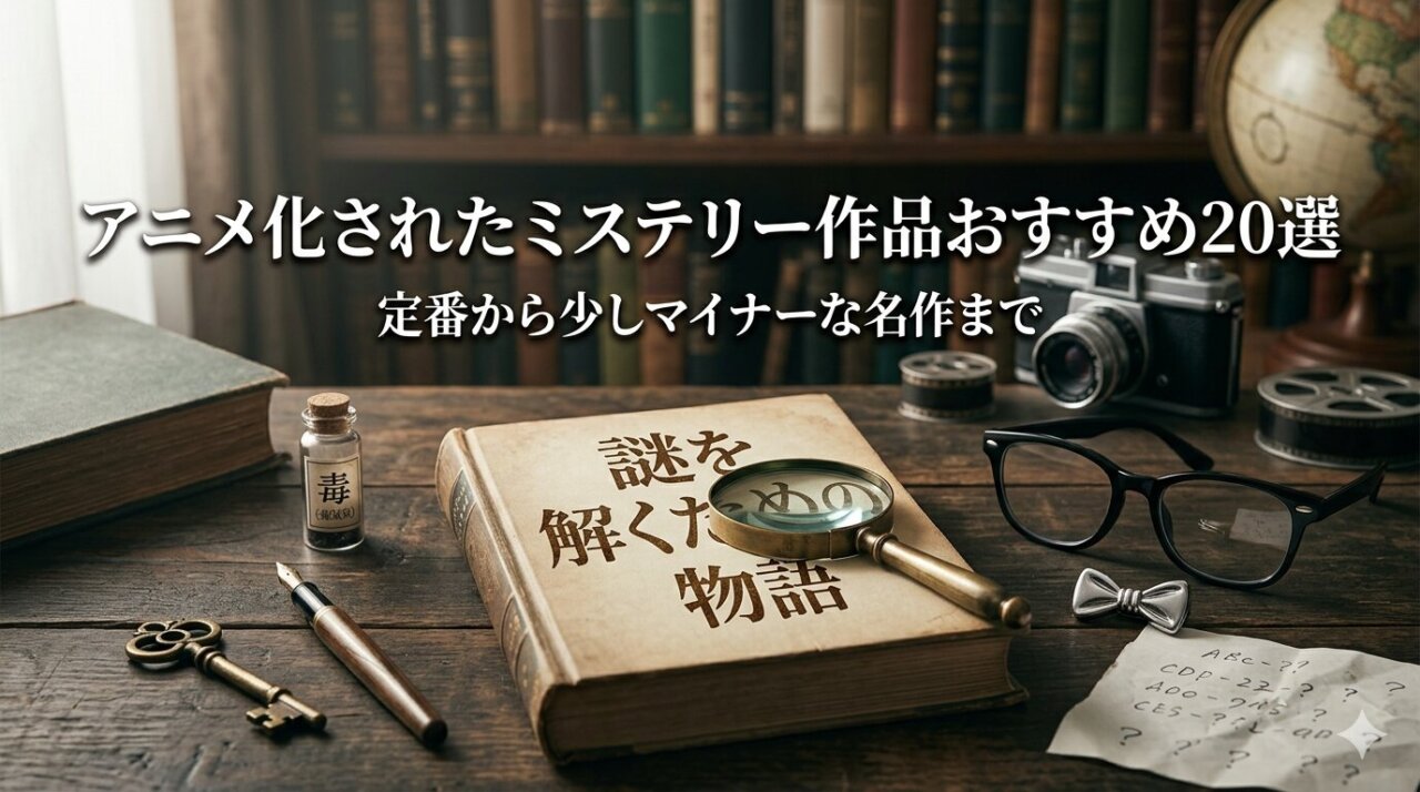 アニメ化されたミステリー作品おすすめ20選｜定番から少しマイナーな名作まで