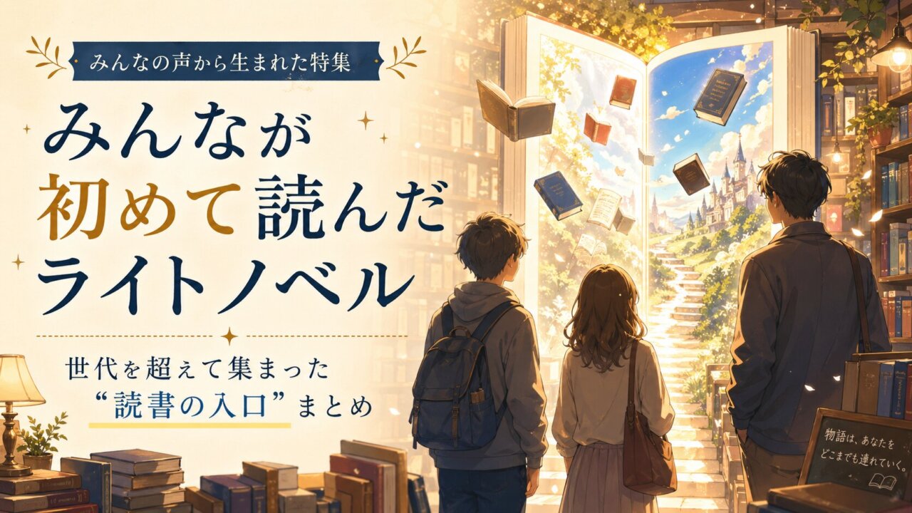 みんなが初めて読んだライトノベルは？世代を超えて集まった“読書の入口”まとめ