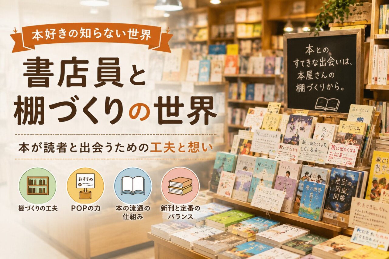 本好きの知らない世界|書店員と棚づくりの世界編