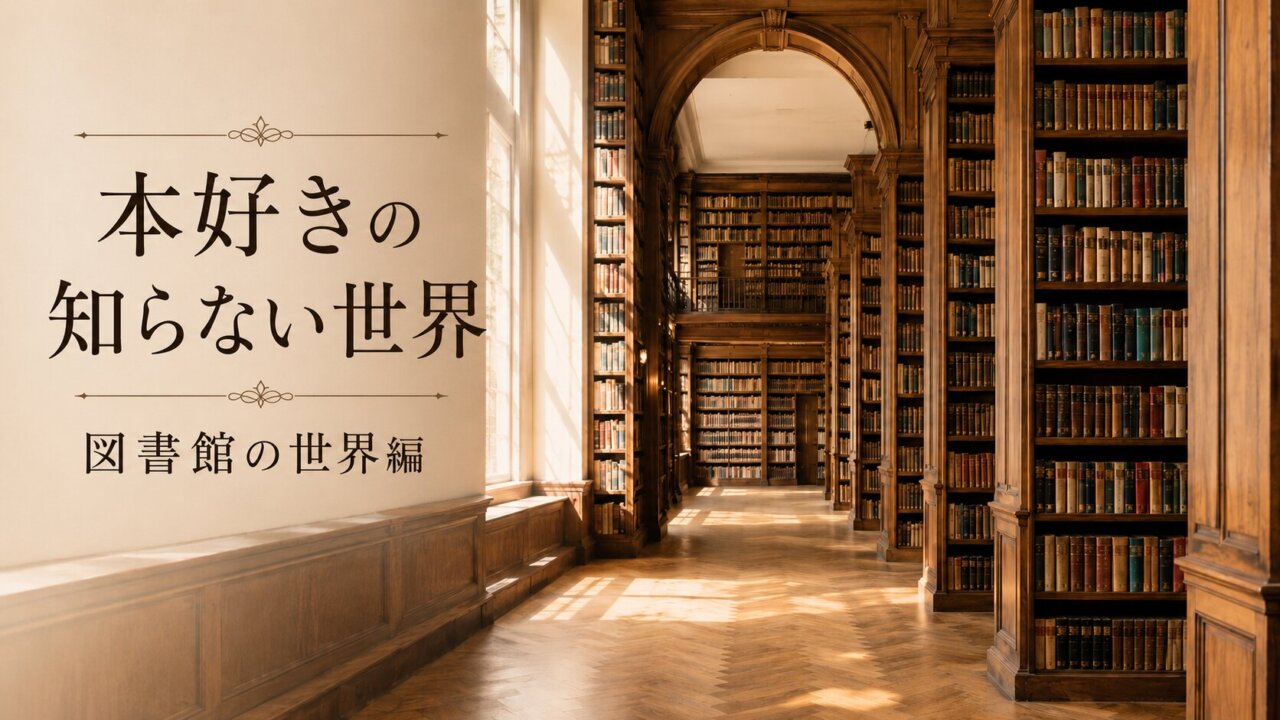 本好きの知らない世界｜図書館の世界編