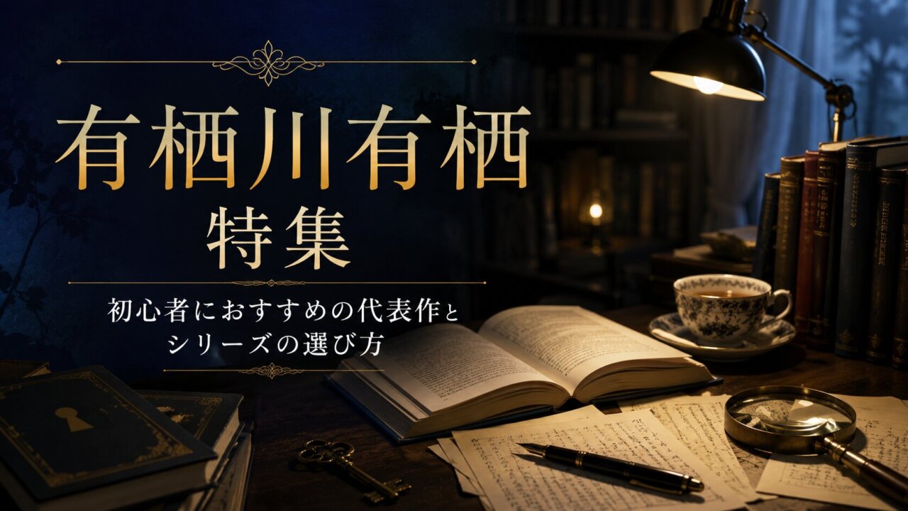 有栖川有栖を読むならどれから？初心者におすすめの代表作とシリーズの選び方【ネタバレなし】